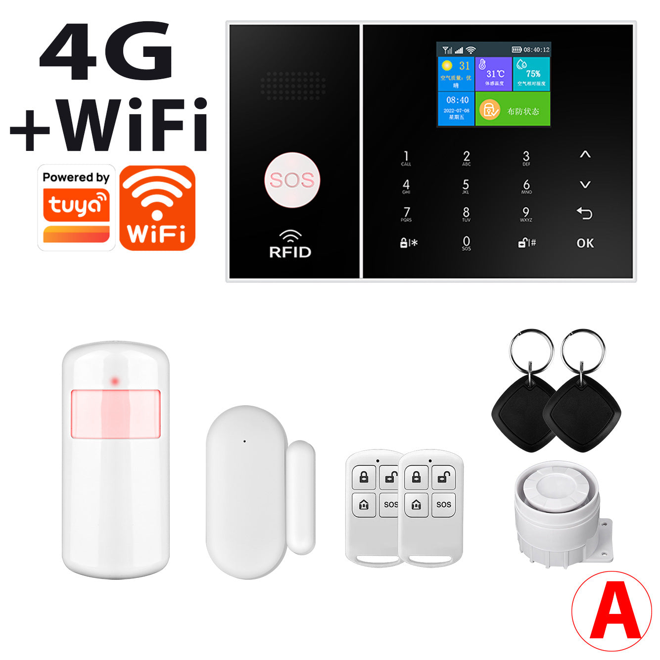 automatic burglar alarm