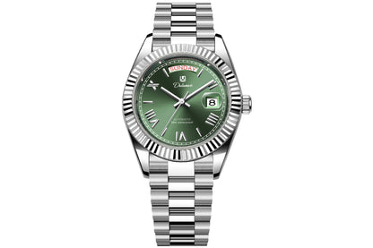 Automatic Calendar Mens Watch Stainless Steel