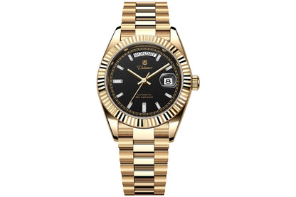 Automatic Calendar Mens Watch Stainless Steel