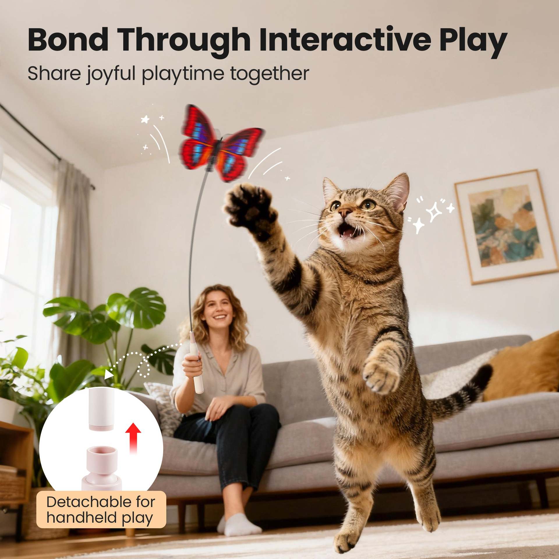 Automatic cat ball
