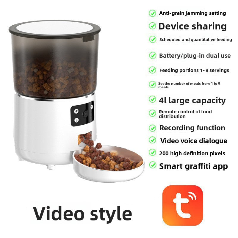 Automatic cat feeder