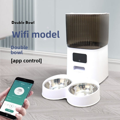 Automatic Cat Feeder with WiFi and Camera