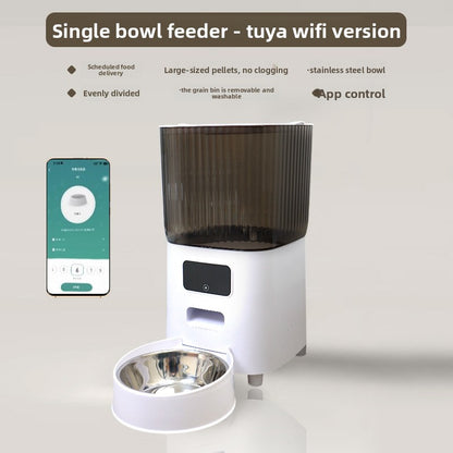 Automatic Cat Feeder with WiFi and Camera