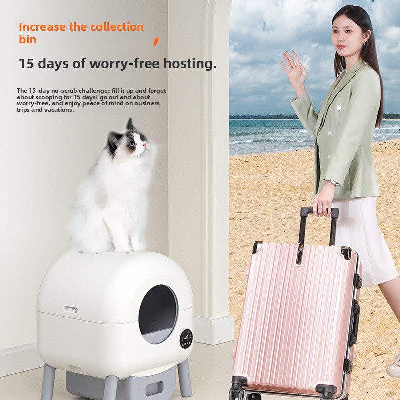 Automatic cat litter