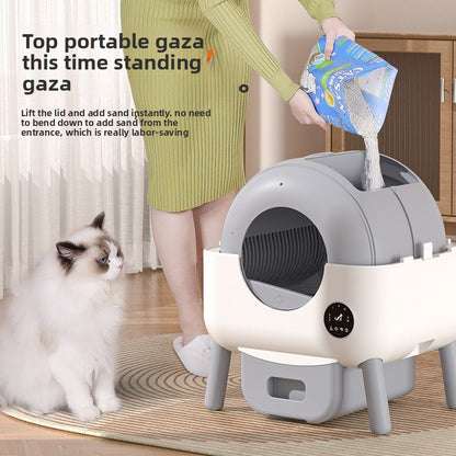 Automatic cat litter