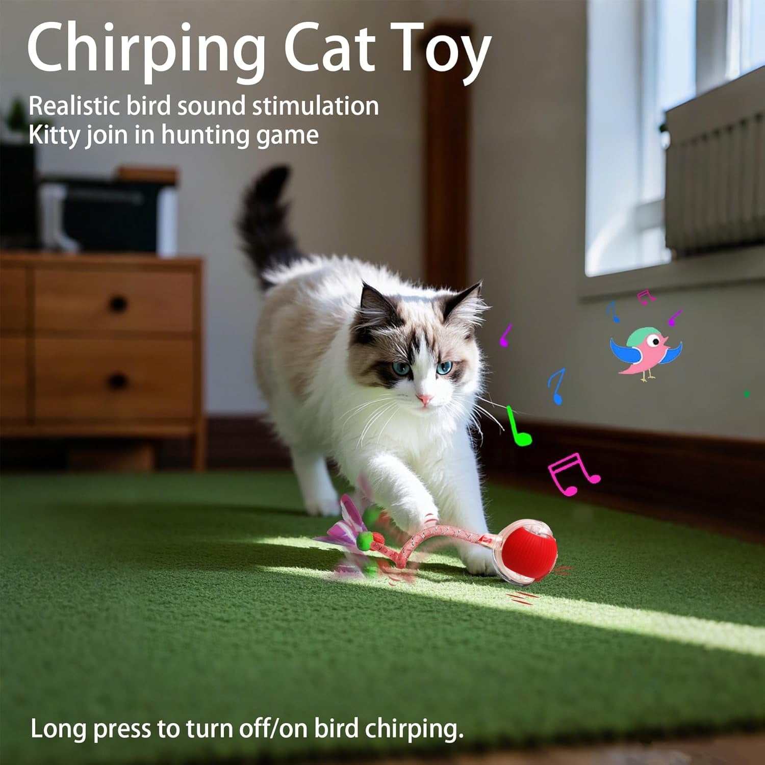 Automatic Cat Teaser Ball