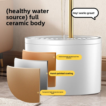 Automatic Ceramic Pet Water Fountain Dispenser