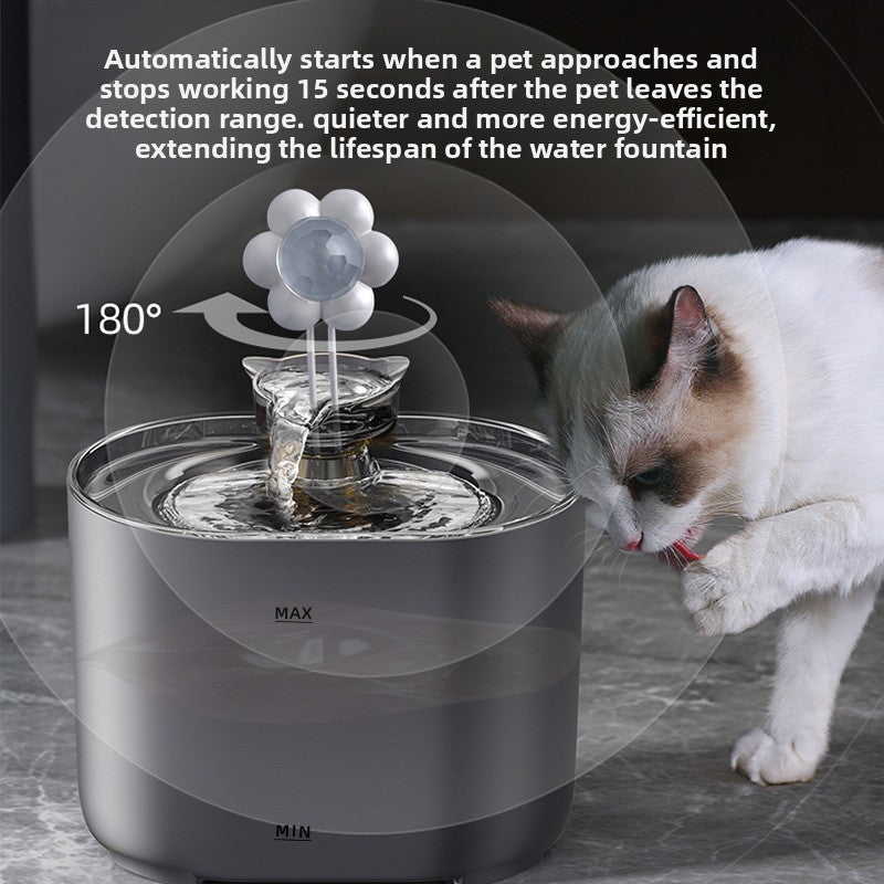 Automatic Circulating Pet Water Dispenser with Smart Sensor