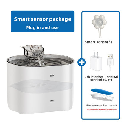 Automatic Circulating Pet Water Dispenser with Smart Sensor