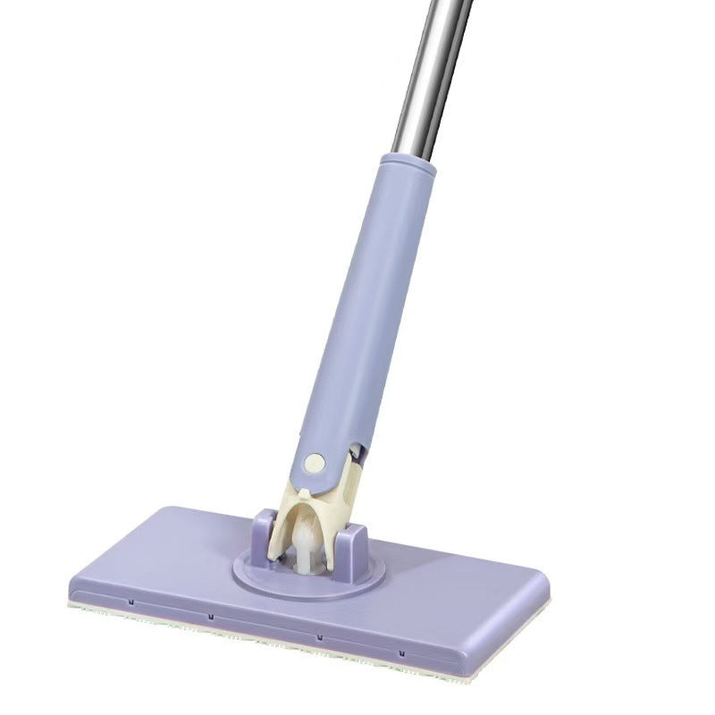 Automatic Clip Cleaning Flat Mop with Telescopic Handle