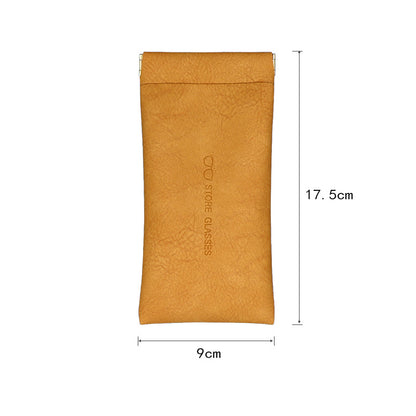 Automatic Closure Glasses Case with Elastic Pocket