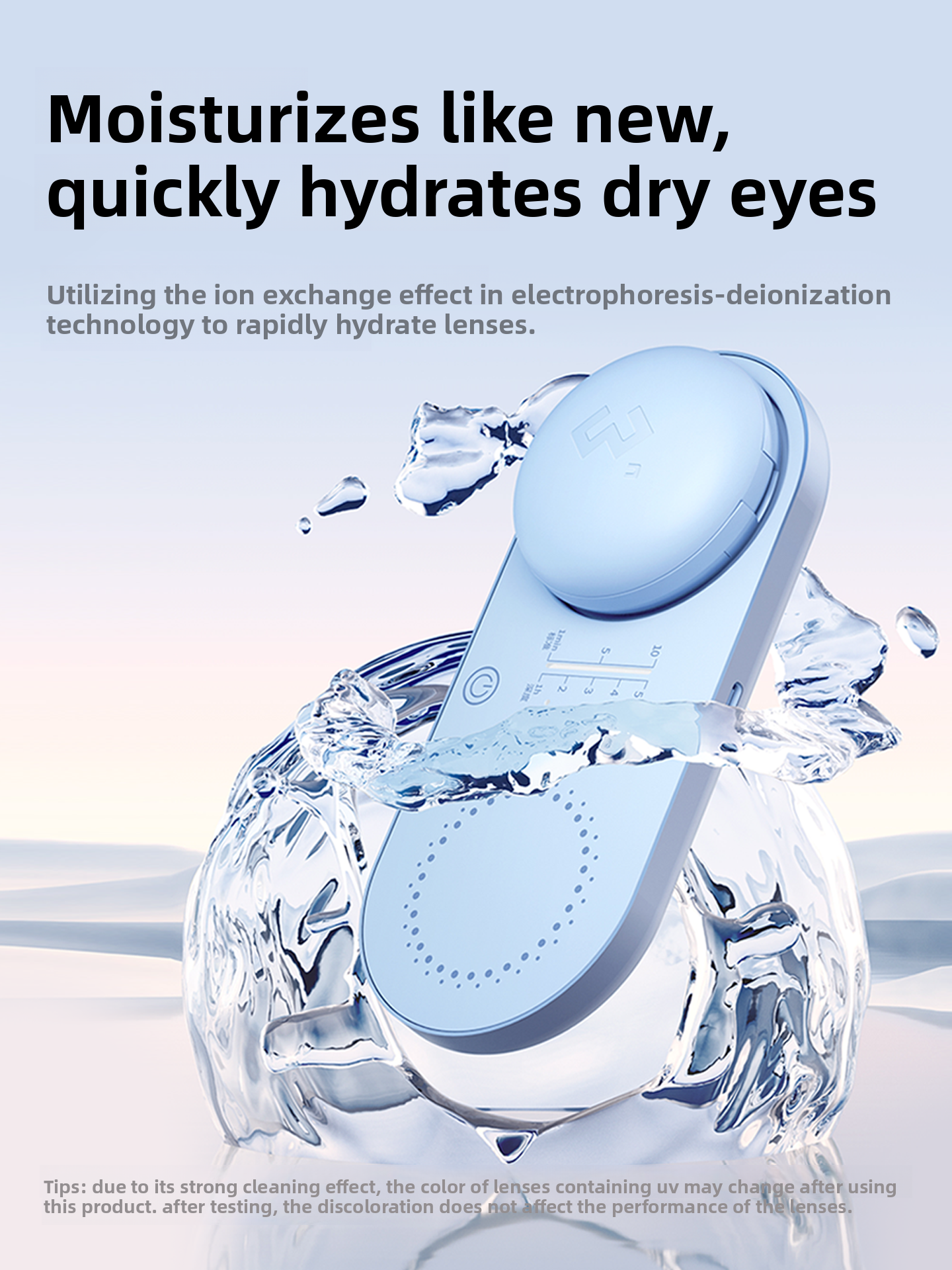 Automatic Contact Lens Cleaner Protein Removal Device