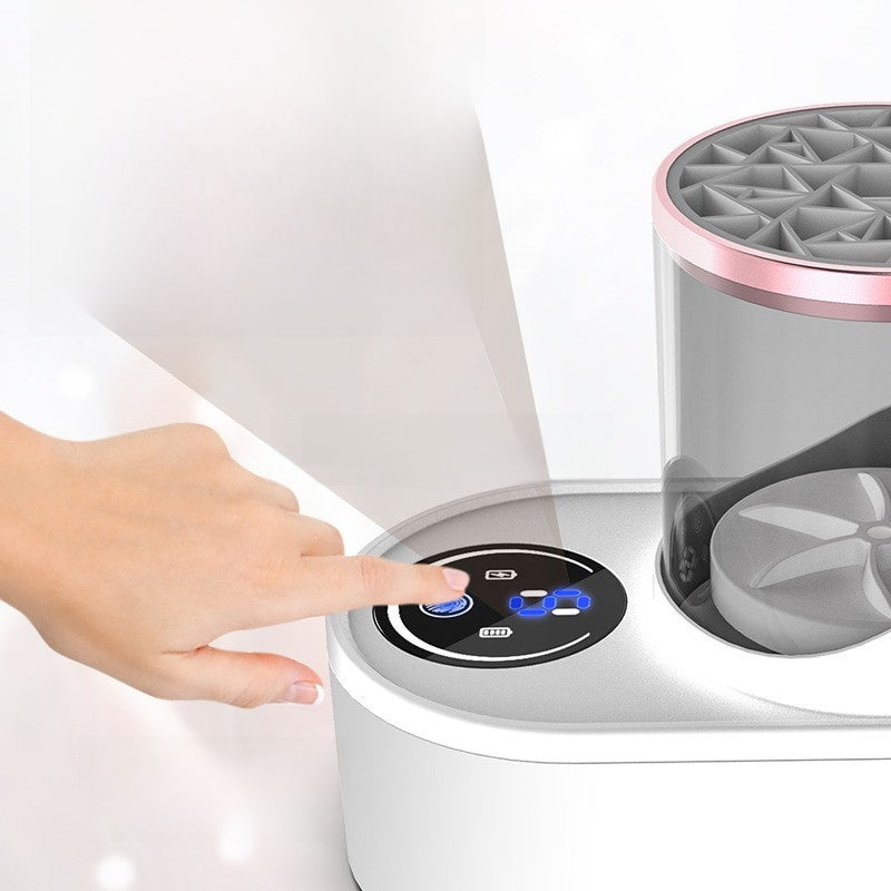 Automatic Cosmetic Brush Cleaning and Drying Machine