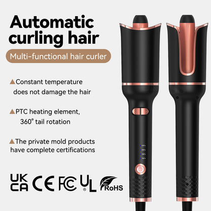 Automatic Curling Iron for Home Use – Wavy Hair Curling Wand