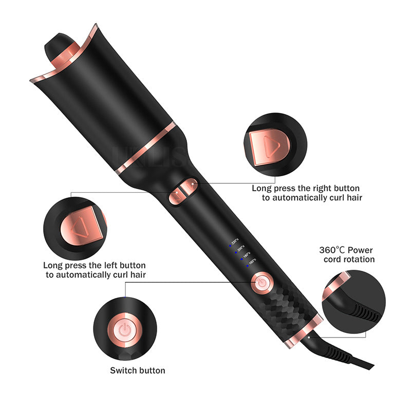 Automatic Curling Iron for Home Use – Wavy Hair Curling Wand