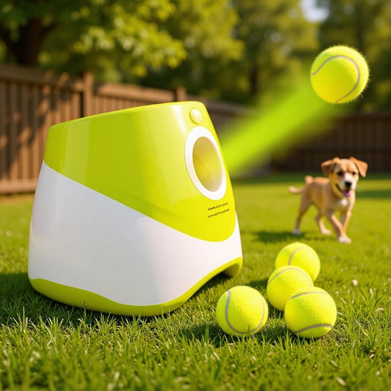 Automatic Dog Ball Launcher with Tennis Balls