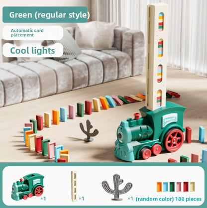Automatic Domino Placing Train Toy Set