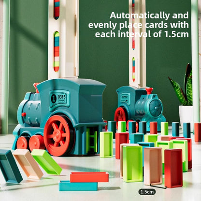 Automatic Domino Placing Train Toy Set