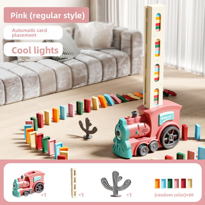 Automatic Domino Placing Train Toy Set