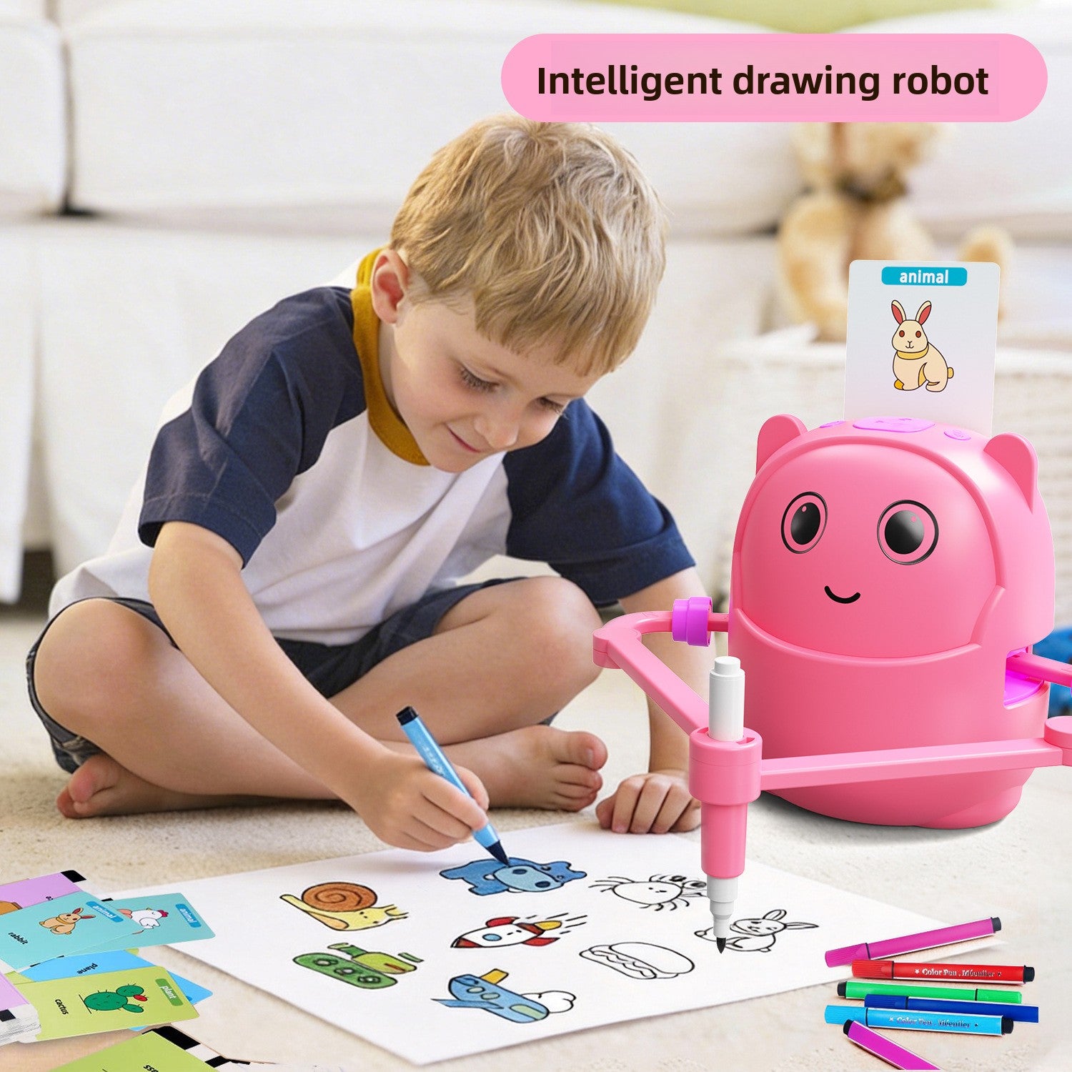 Automatic Drawing Robot with Cards