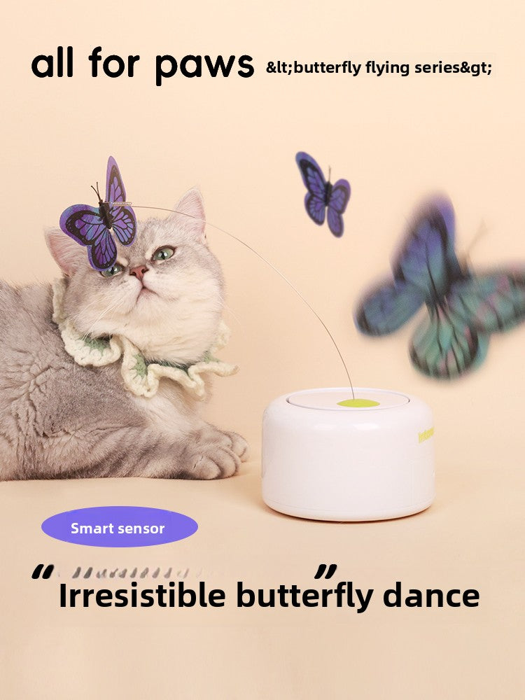 Automatic Electric Cat Teaser Toy with Sensor