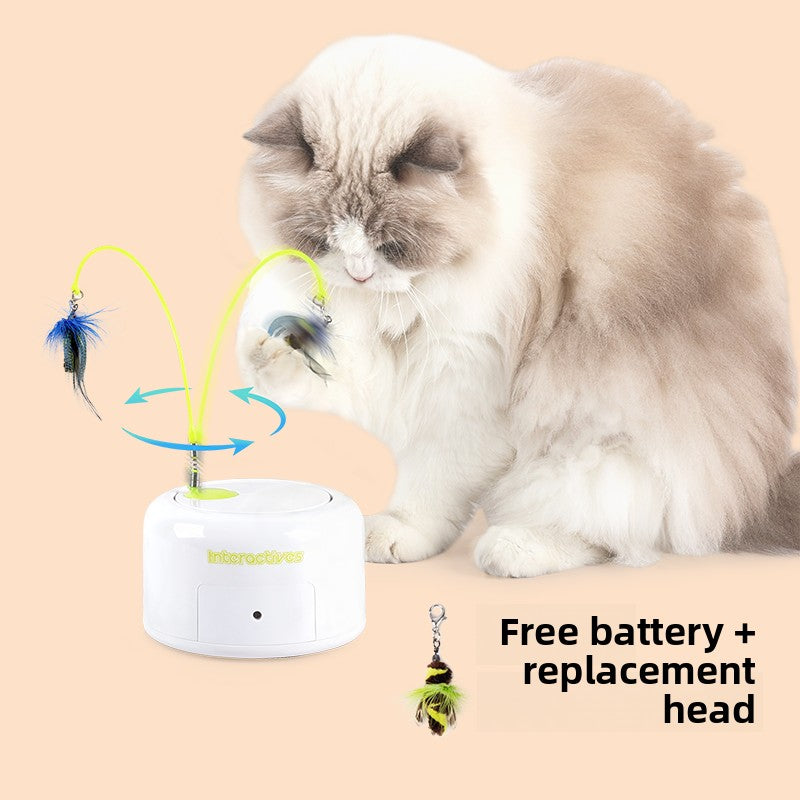 Automatic Electric Cat Teaser Toy with Sensor