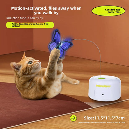 Automatic Electric Cat Teaser Toy with Sensor