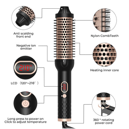 Automatic Electric Heating Comb for Hair Styling