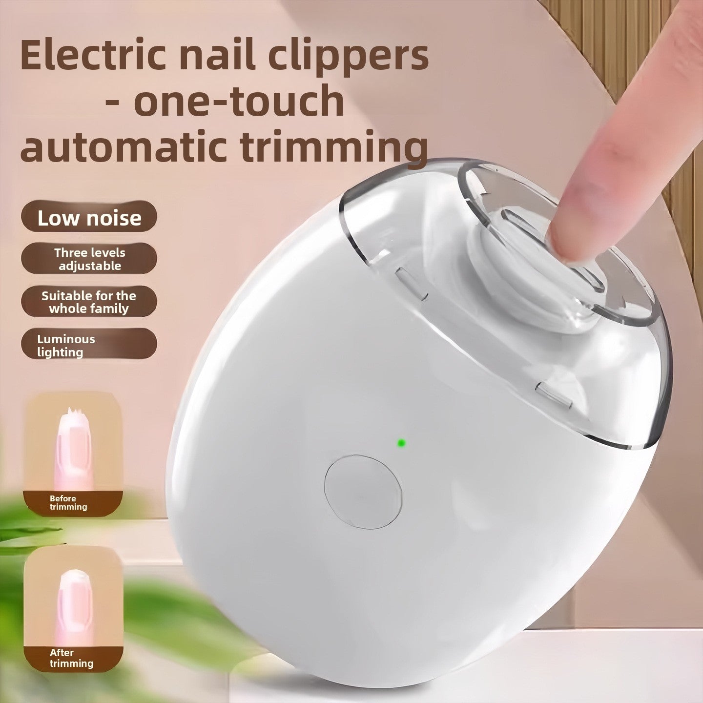 Automatic Electric Nail Clipper and Polisher