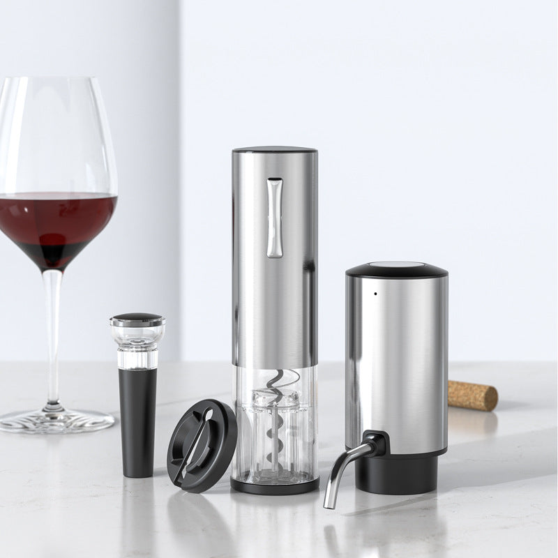 Automatic Electric Wine Opener and Decanter Set