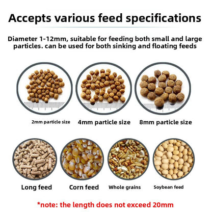 Automatic Fish Feeder with Timer for Outdoor Ponds