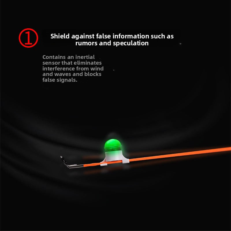 Automatic Fishing Rod Alarm with Light for Night Fishing