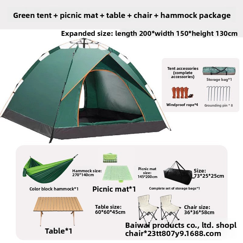 Automatic Foldable Waterproof Camping Tent