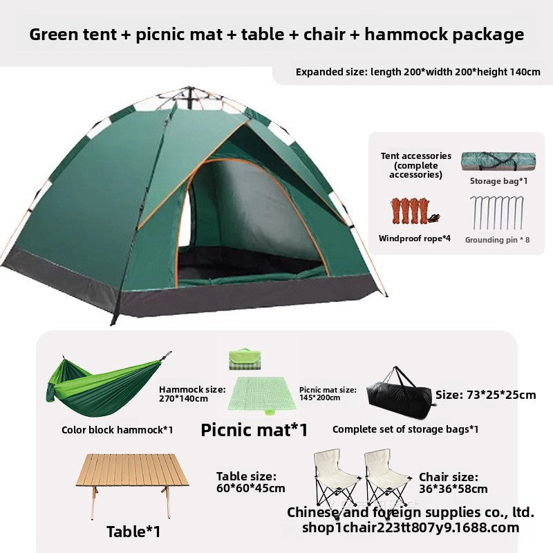 Automatic Foldable Waterproof Camping Tent