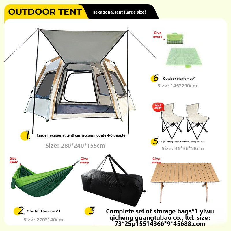 Automatic Foldable Waterproof Camping Tent