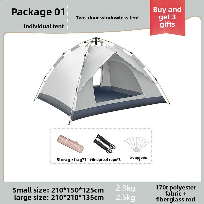 Automatic Folding Camping Tent for 3-4 People