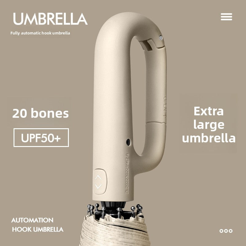 Automatic Folding Umbrella for Sun and Rain Protection