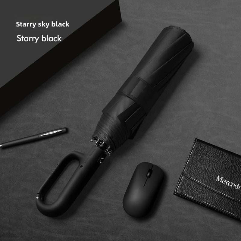 Automatic Folding Umbrella for Sun and Rain Protection
