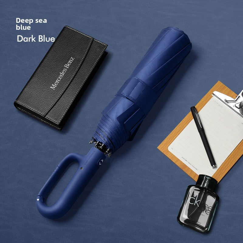 Automatic Folding Umbrella for Sun and Rain Protection