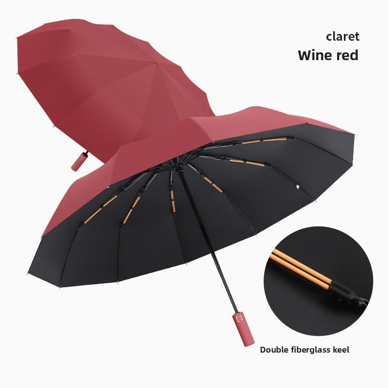 Automatic Folding Umbrella Sun Rain Protection