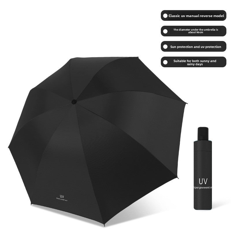 Automatic Folding Umbrella Sun Rain Protection