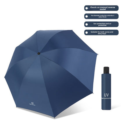 Automatic Folding Umbrella Sun Rain Protection