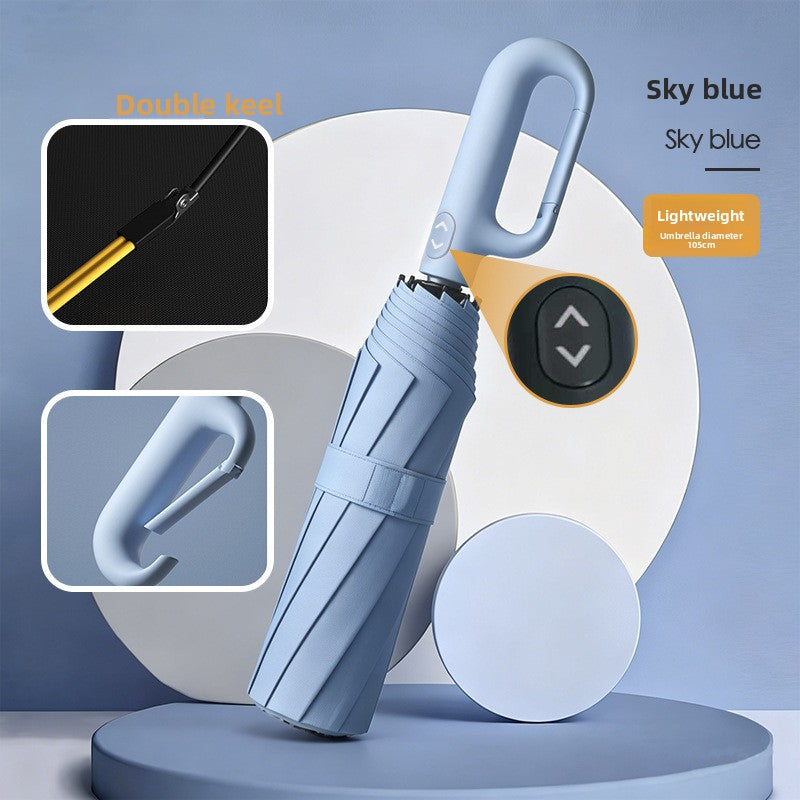 Automatic Folding Umbrella with Sun Protection