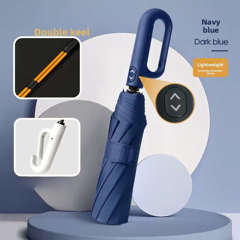Automatic Folding Umbrella with Sun Protection