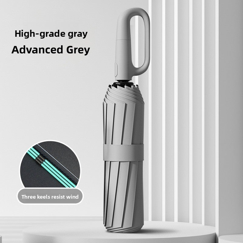 Automatic Folding Umbrella with Sun Protection