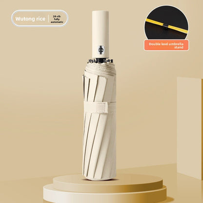 Automatic Folding Umbrella with Sun Protection