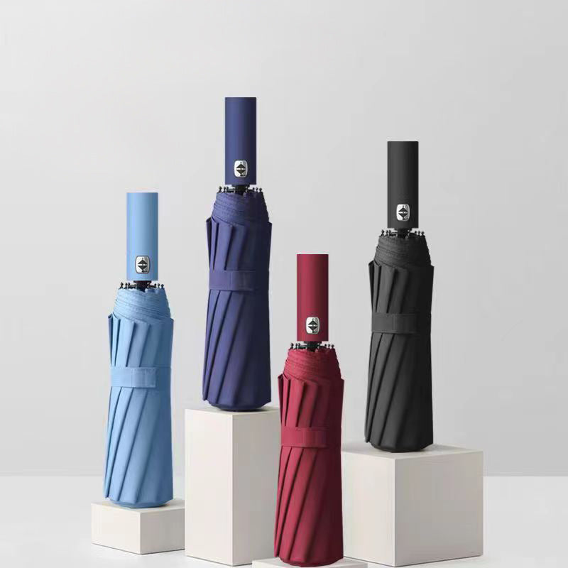 Automatic Folding Umbrella with Sun Protection