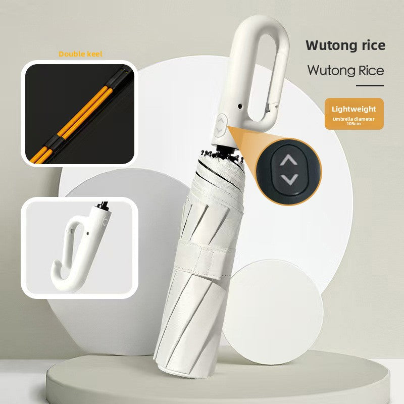 Automatic Folding Umbrella with Sun Protection