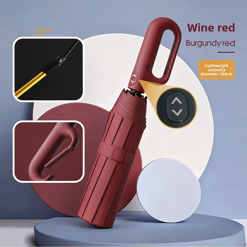 Automatic Folding Umbrella with Sun Protection