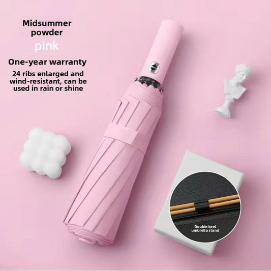Automatic Folding Umbrella with UV Protection